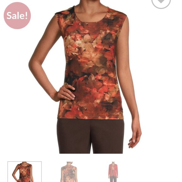 Allison Daley Sleeveless Top - Harvest Mood - PL - NWT - Picture 5 of 9